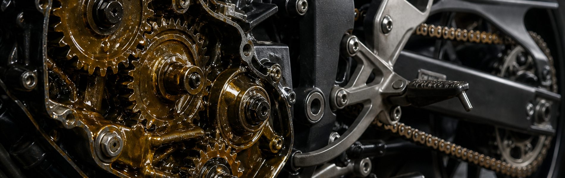 header motorcycle gear oil